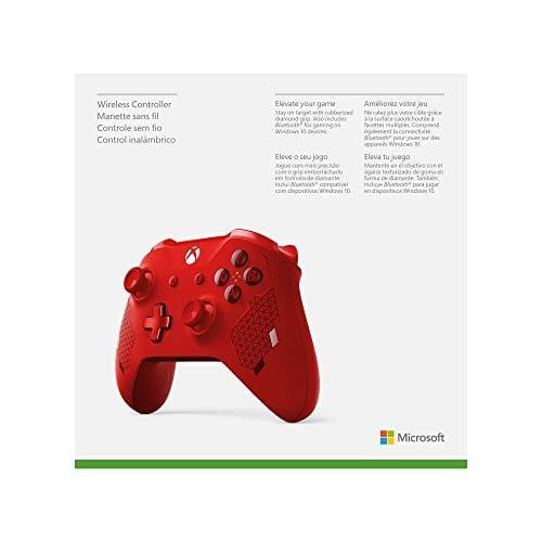 Xbox Wireless Controller - Sport Red Special Edition Video Games Microsoft 