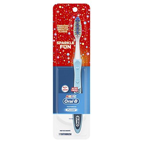 Kid's Oral-B Sparkle Fun Pulsar Manual Toothbrush, 1 Count Toothbrush Oral B 