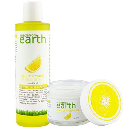 Control Acne Kit - Dermatologist Tested, All Natural for Severe Acne Breakouts Skin Care Made from Earth 