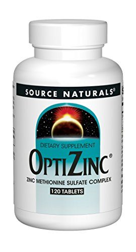 Source Naturals OptiZinc 30mg Zinc Methionine Sulfate Complex - High Potency - 120 Tablets Supplement Source Naturals 