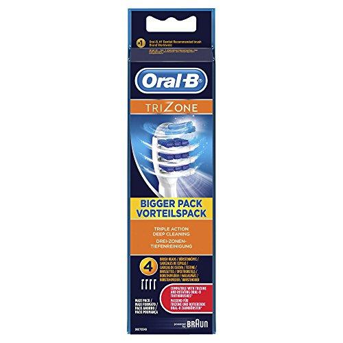 Oral-b Trizone Toothbrush Heads Pack Of 4 Replacement Refills For Electric Brush Head Oral B 