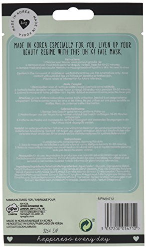 Oh K! Facial Sheet Mask, Avocado Skin Care Oh K! 
