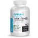 Bronson Omega 3 Fish Oil Triple Strength 2720 mg, Non-GMO, Gluten Free, Soy Free, Heavy Metal Tested, 1250 EPA 488 DHA, 90 Softgels Supplement Bronson 