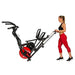 Sunny Health & Fitness Magnetic Elliptical Trainer Machine w/ Tablet Holder, LCD Monitor, 265 Max Weight and Pulse Monitor - Stride Zone - SF-E3865,Black Sports Sunny Health & Fitness 