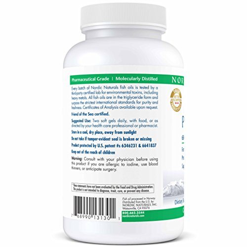 Nordic Naturals Proomega Coq10 - Fish Oil, 650 Mg Epa, 450 Mg Dha, 100 Mg Coq10 Supplement Nordic Naturals 