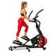 Sunny Health & Fitness Magnetic Elliptical Trainer Machine w/ Tablet Holder, LCD Monitor, 265 Max Weight and Pulse Monitor - Stride Zone - SF-E3865,Black Sports Sunny Health & Fitness 