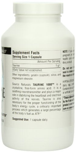 Source Naturals Taurine 500mg - 240 Capsules Supplement Source Naturals 