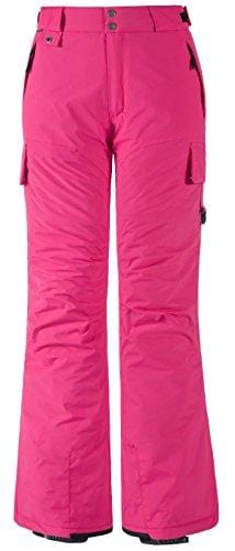 Wantdo Women's Waterproof Padding Insulated Cargo Snow Pants Ski Wantdo 