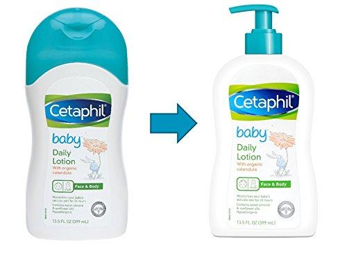 Cetaphil Baby Daily Lotion with Organic Calendula, Sweet Almond Oil and Sunflower Oil, 13.5 Ounce Bath, Lotion & Wipes Cetaphil Baby 