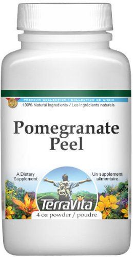 Pomegranate Peel Powder (4 oz, ZIN: 514626) Supplement TerraVita 