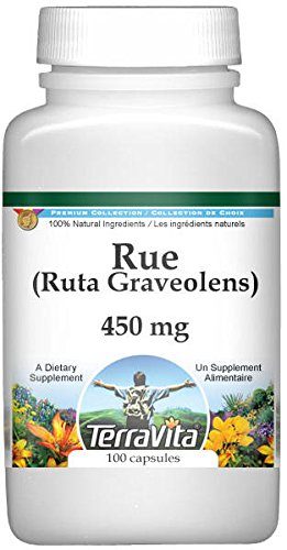 Rue (Ruta Graveolens) - 450 mg (100 Capsules, ZIN: 513674) - 2 Pack Supplement TerraVita 