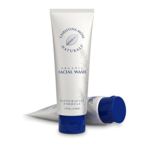 Face Wash - Facial Cleanser Made With Organic & Natural Ingredients - Skin Clearing Soap, Anti Blemish, Fights Acne, Non Drying, Non Oily No Harmful Chemicals. For Women & Men. Christina Moss Naturals Skin Care Christina Moss Naturals 