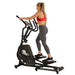 Sunny Health & Fitness Magnetic Elliptical Trainer Machine w/Tablet Holder, LCD Monitor, 265 LB Max Weight and Pulse Monitoring - Circuit Zone, Black (SF-E3862) Sports Sunny Health & Fitness 