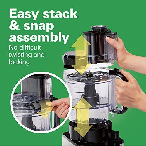 Hamilton Beach 12-Cup Stack and Snap Food Processor (70725A) Kitchen & Dining Hamilton Beach 