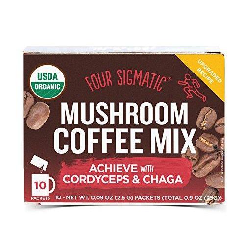 Mushroom Coffee with Cordyceps and Chaga mushrooms Food & Drink Four Sigma Foods 