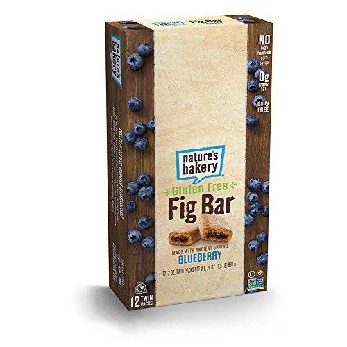 Gluten Free + non-GMO + Vegan, Fig Bars, Blueberry (12 Count) Food & Drink Nature's Bakery 