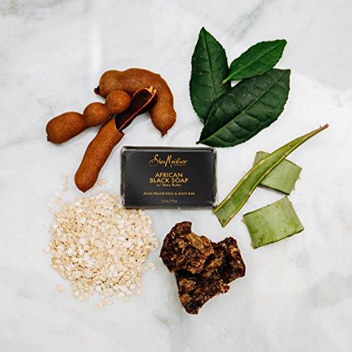 SheaMoisture African Black Soap | Acne Prone Face & Body Bar | 3.5 oz. Skin Care Shea Moisture 