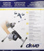 Drive Medical Deluxe Folding Exercise Peddler with Electronic Display , Black Model # RTL10273 Sports Drive Medical 