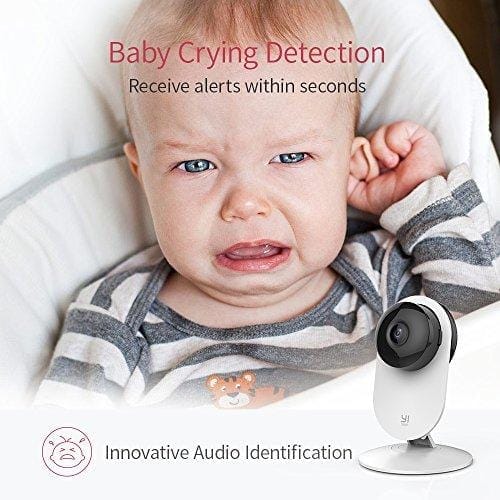 YI 4pc Home Camera, 1080p Wireless IP Security Surveillance System with Night Vision, Baby Monitor on iOS, Android App - Cloud Service Available Home Entertainment YI 
