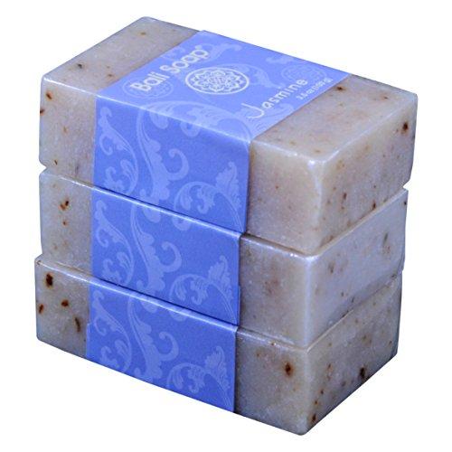 Bali Soap - Jasmine Natural Soap Bar, Face or Body Soap Best for All Skin Types, For Women, Men & Teens, Pack of 3, 3.5 Oz each Natural Soap Bali Soap 