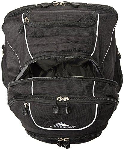 High Sierra Powerglide Wheeled Laptop Backpack, Black (Black, Black) Backpack High Sierra 