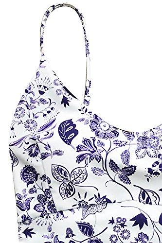 CUPSHE Light Up The Night Print One-Piece Swimsuit Beach Swimwear Bathing Suit (L) Women's Swimwear CUPSHE 