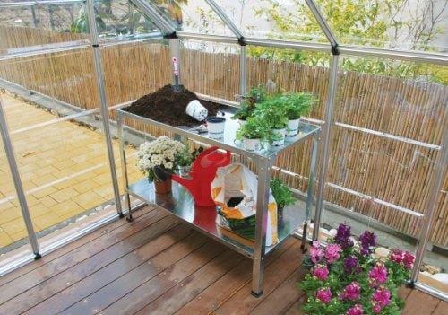 Palram HobbyGrower Galvanized 2-Level Shelving System Home Palram 