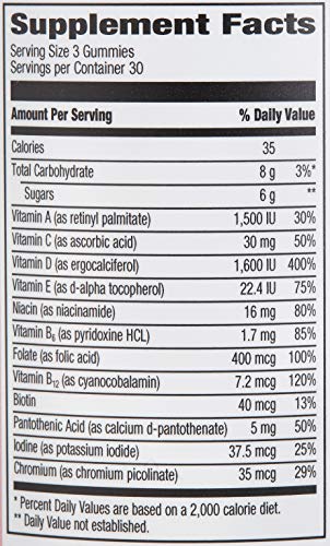 Amazon Brand – Revly Women’s Multivitamins, 90 Gummies, 1 Month Supply, Vegetarian, Organic Supplement Revly 