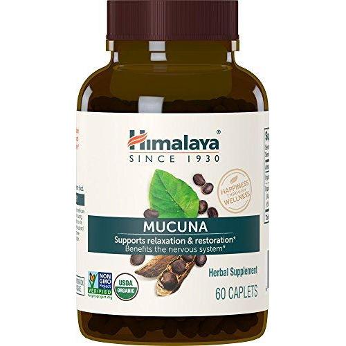 Organic Mucuna/Kapikachhu Supplement Himalaya Herbal Healthcare 