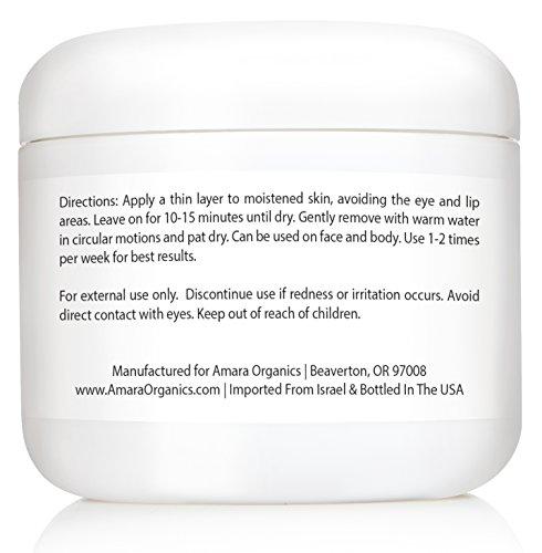 Amara Organics Dead Sea Mud Mask for Face & Body - Pure Mud with No Fillers Detoxifies & Restores Healthy Skin - 8 oz. Skin Care Amara Organics 