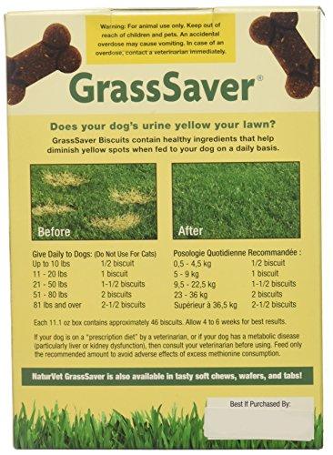 NaturVet GrassSaver Biscuits Peanut Butter Flavor for Dogs, 11 oz Biscuits, Made in USA Animal Wellness NaturVet 