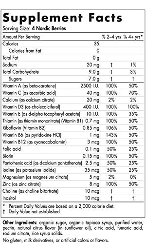 Nordic Naturals - Nordic Berries, Multivitamin Treats for Adults and Kids, 200 Count Supplement Nordic Naturals 