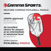 Gamma Compass NeuCore Pickleball Paddles with Honeycomb Grip, Textured Graphite Surface, Elongated Paddle - USAPA-Approved Pickleball Paddle with Thicker Large-Cell Core - Premium Pickleball Equipment Sports GAMMA 