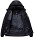 Wantdo Women's Waterproof Mountain Jacket Fleece Windproof Ski Jacket, Black, Medium Ski Wantdo 