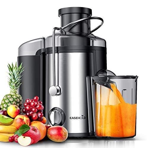 Easehold Juicer Machines Extractor 600W Centrifugal Juicers Electric Anti-Drip Dual Speed BPA-Free with Juice Jug and Pulp Container for Fruit Vegetable Kitchen EASEHOLD 