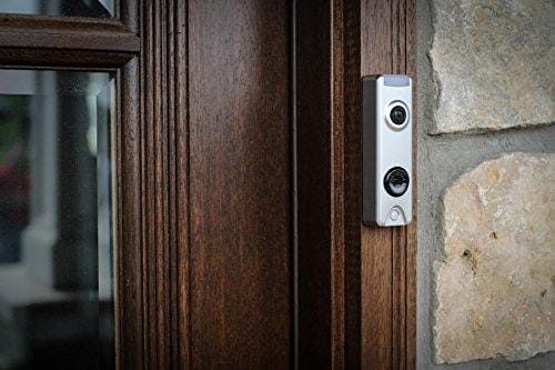 Honeywell SkyBell Slim Design 1080p Wi-Fi Video Doorbell Silver Finish Home Improvement SkyBell 