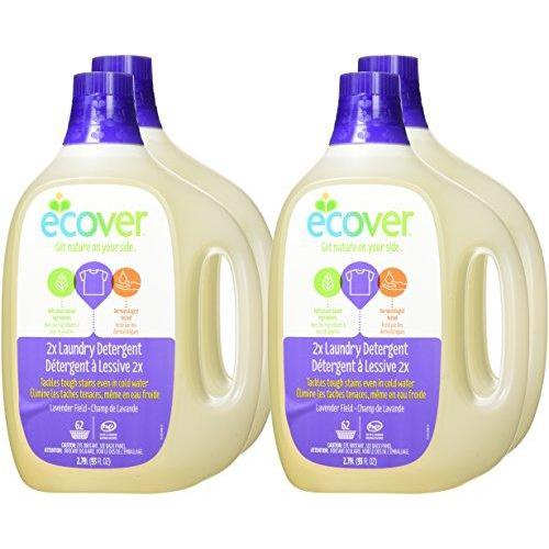 Ecover Laundry Detergent, Lavender Field, 93 Ounce (Pack 4) Laundry Detergent Ecover 