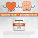 Genius Heart & Cardiovascular Health Supplement – Cholesterol Lowering Vein & Blood Pressure Support w/Grape Seed Extract, Vitamin K2 MK7 & CoQ10 – Antioxidant Energy for Men & Women,60 Veggie Pills Supplement The Genius Brand 