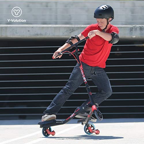 Yvolution Y Fliker Lift | Swing Wiggle Carving Scooter for Kids Age 7+ and Adults Outdoors Yvolution 