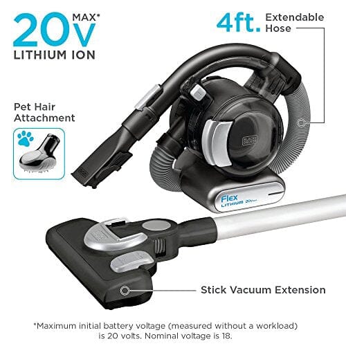Reviews For BLACK DECKER 20-Volt Max Lithium Ion Cordless Handheld Flex Vac Pg 5