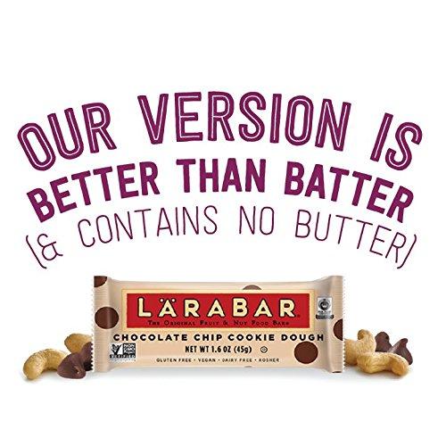 Larabar Gluten Free Bar, Chocolate Chip Cookie Dough, 1.6 oz Bars (16 Count) Food & Drink LÄRABAR 