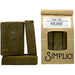 Simplici Pine Tar Bar Soap - With Added Shea Butter, Mango Butter & Kokum Butter. Hand Milled, 4.0 OZ Bars (3 Count) Natural Soap Simplici 