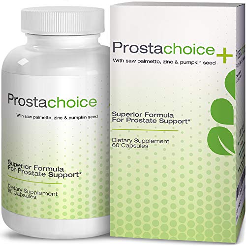 ProstaChoice+ Prostate Health Support Supplement with Saw Palmetto, Zinc & Pumpkin Seed, 60 Capsules Supplement Bronson 