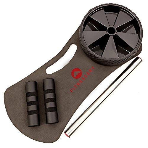 Fitnessery Ab Roller for Abs Workout - Ab Roller Wheel Exercise Equipment - Ab Wheel Exercise Equipment - Ab Wheel Roller for Home Gym - Ab Machine for Ab Workout - Ab Workout Equipment Sports Fitnessery 