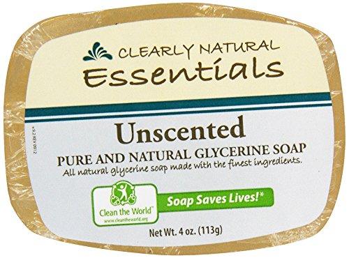 Clearly Natural, Glycerine Soap, Unscented, 4 oz Natural Soap Clearly Natural 