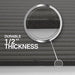 Extra Thick NBR Foam Yoga and Pilates Mat, Black Accessory Sivan Health and Fitness 