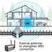 Wireless Outdoor WiFi Security Camera, Rechargeable Battery-Powered Home Security Camera, 1080P Night Vision/Waterproof, PIR Motion Detection, 2-Way Audio, Compatible with Cloud Storage/SD Slot Camera ZUMIMALL 