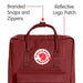 Fjallraven - Kanken Classic Pack, Heritage and Responsibility Since 1960, One Size,Ox Red Backpack Fjallraven 