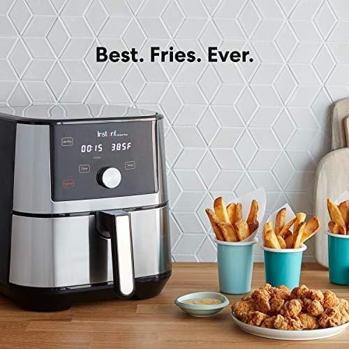 Instant Vortex Plus 6-in-1 Air Fryer, 6 Quart, 6 One-Touch Programs, Air Fry, Roast, Broil, Bake, Reheat, and Dehydrate Kitchen Instant Pot 