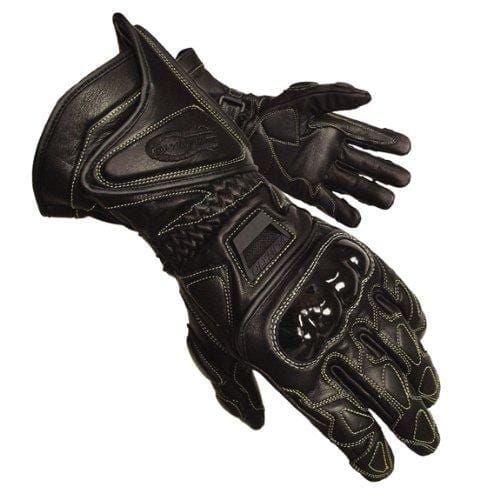Olympia 340 Vented Kevlar Protector Motorcycle Sport Gloves (Black, Large) Automotive Parts and Accessories Olympia Sports 